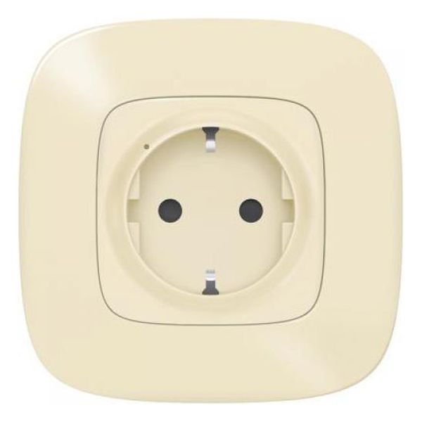 LEGRAND - КОНТАКТ ШУКО 16A SMART VALENA ALLURE КРЕМ С РАМКА LEGRAND NETATMO 752694