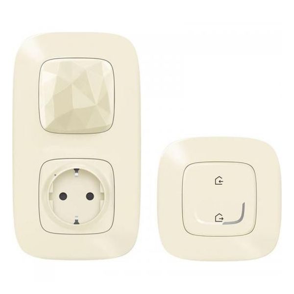 LEGRAND - СТАРТОВ ПАКЕТ SMART VALENA ALLURE КРЕМ С NETATMO (СВЪРЗАН КОНТАКТ С GATEWAY + MASTER КЛЮЧ БЕЗЖИЧЕН) С РАМКИ 752696