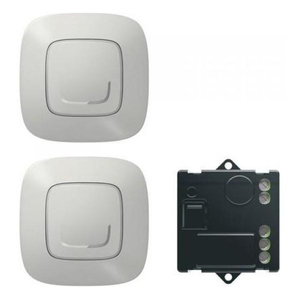 LEGRAND - КОМПЛЕКТ ДЕВИАТОРНА ИНСТ-Я ВКЛЮЧВАЩ МИКРОМОДУЛ И 2Х БЕЗЖИЧНИ КЛЮЧА SMART VALENA ALLURE АЛУМИНИЙ NETATMO 752750