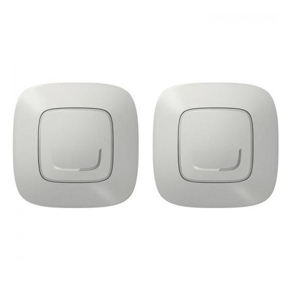 LEGRAND - КОМПЛЕКТ ДЕВИАТОРНА ИНСТ-Я ВКЛЮЧВАЩ КЛЮЧ/ДИМЕР ЖИЧЕН И КЛЮЧ БЕЗЖИЧЕН SMART VALENA ALLURE АЛУМИНИЙ LEGRAND С NETATMO 752752