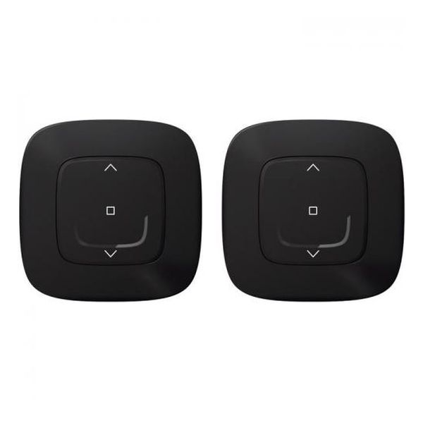 LEGRAND - КОМПЛЕКТ УПРАВЛЕНИЕ НА ЩОРИ ВКЛЮЧВАЩ КЛЮЧ ЗА ЩОРИ ЖИЧЕН И КЛЮЧ ЗА ЩОРИ БЕЗЖИЧЕН SMART VALENA ALLURE ЧЕРНО NETATMO 752857