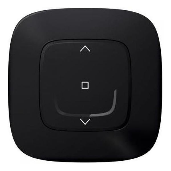 LEGRAND - КЛЮЧ ЗА ЩОРИ ЖИЧЕН SMART, ИЗИСКВА НЕУТРАЛА, VALENA ALLURE ЧЕРНО С РАМКА LEGRAND NETATMO 752890