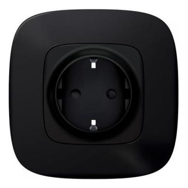 LEGRAND - КОНТАКТ ШУКО 16A SMART VALENA ALLURE ЧЕРНО С РАМКА LEGRAND NETATMO 752894