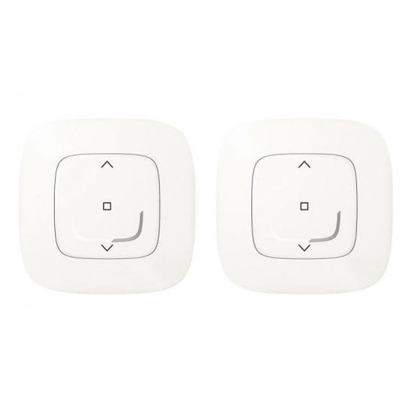 LEGRAND - КОМПЛЕКТ УПРАВЛЕНИЕ НА ЩОРИ ВКЛЮЧВАЩ КЛЮЧ ЗА ЩОРИ ЖИЧЕН И КЛЮЧ ЗА ЩОРИ БЕЗЖИЧЕН SMART VALENA ALLURE ПЕРЛА NETATMO 752957