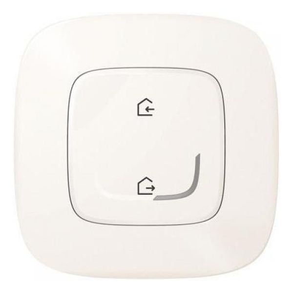 LEGRAND - СЦЕНАРИЕН КЛЮЧ БЕЗЖИЧЕН ИЗЛИЗАМ/ПРИБИРАМ СЕ SMART VALENA ALLURE ПЕРЛА С РАМКА LEGRAND С NETATMO 752986