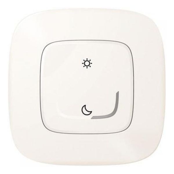 LEGRAND - СЦЕНАРИЕН КЛЮЧ БЕЗЖИЧЕН СЪБУЖДАНЕ/ЗАСПИВАНЕ SMART VALENA ALLURE ПЕРЛА С РАМКА LEGRAND NETATMO 752989