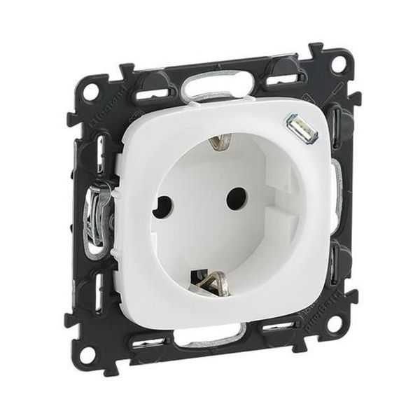 LEGRAND - КОНТАКТ ШУКО 16A +USB ТИП C VALENA ALLURE БЯЛ 753005