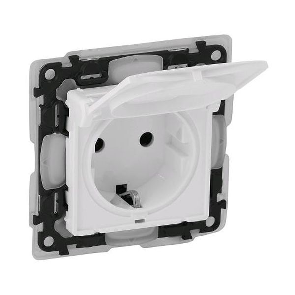 LEGRAND - КОНТАКТ ШУКО IP44 С ЗАЩИТА ЗА ДЕЦА VALENA LIFE 753119 ВЛАГОЗАЩИТЕН