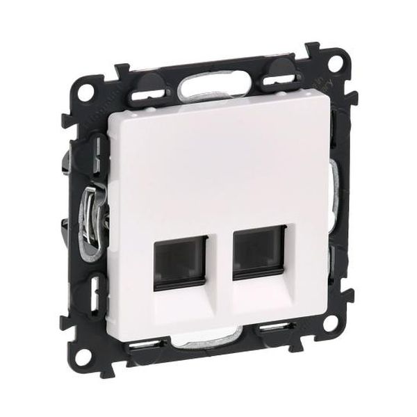 LEGRAND - ТЕЛЕФОННА РОЗЕТКА 2ХRJ11 VALENA LIFE 753139 БЯЛО