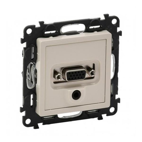 LEGRAND - РОЗЕТКА HD15+3.5 AUDIO JACK VALENA LIFE 753270 КРЕМ