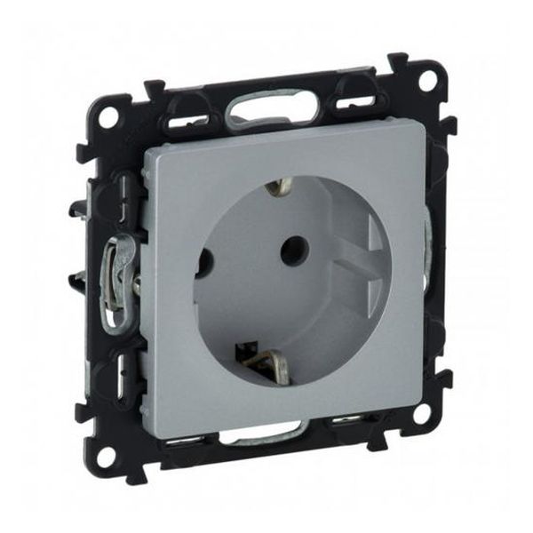 LEGRAND - КОНТАКТ ШУКО ЗАЩИТА ЗА ДЕЦА VALENA LIFE 753320 АЛУМИНИЙ