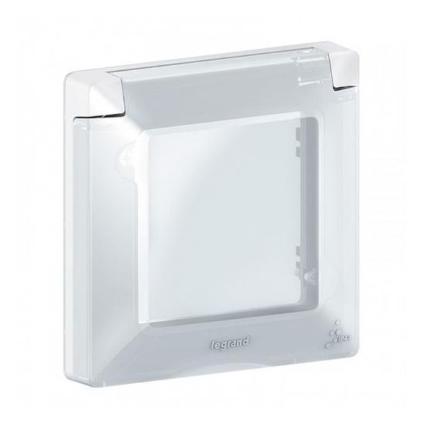LEGRAND - РАМКА 1Х С КАПАЧЕ IP44/IK07 UV УСТОЙЧИВА VALENA LIFE 754021 ВЛАГОЗАЩИТЕН