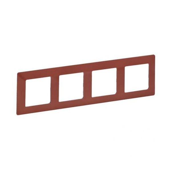 LEGRAND - ЧЕТВОРНА РАМКА VALENA LIFE 754074 ТЕРАКОТА