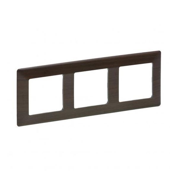 LEGRAND - ТРОЙНА РАМКА VALENA LIFE 754173 ТЪМНО ДЪРВО