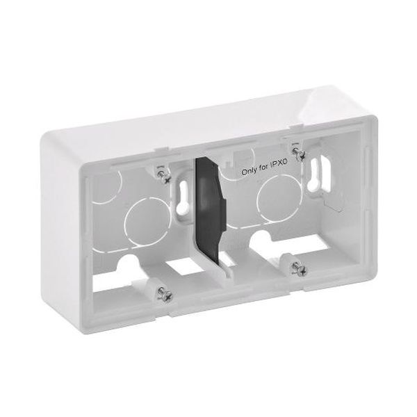 LEGRAND - КУТИЯ ОТКРИТ МОНТАЖ, ДВОЙНА VALENA LIFE 754192 БЯЛО