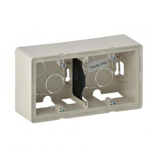 LEGRAND - КУТИЯ ОТКРИТ МОНТАЖ, ДВОЙНА VALENA LIFE 754202 КРЕМ
