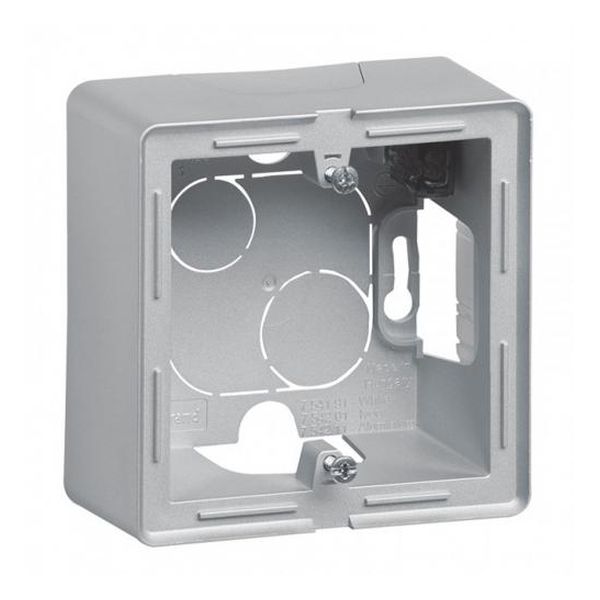 LEGRAND - КУТИЯ ОТКРИТ МОНТАЖ VALENA LIFE 754211 АЛУМИНИЙ