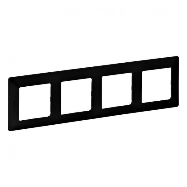 LEGRAND - ЧЕТВОРНА РАМКА VALENA LIFE 754254 ЧЕРНО