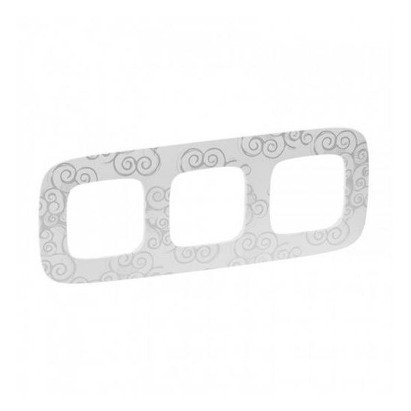 LEGRAND - ТРОЙНА РАМКА ALLURE 754343 НАРЦИС/ХРОМ