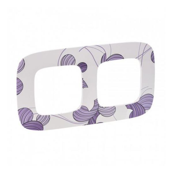 LEGRAND - ДВОЙНА РАМКА ALLURE 754362 ФЛОРА