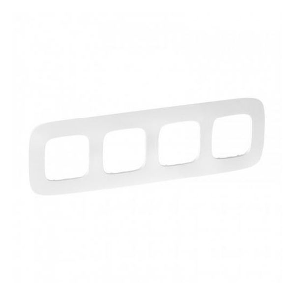 LEGRAND - ЧЕТВОРНА РАМКА ALLURE 754374 БЯЛО ZEN