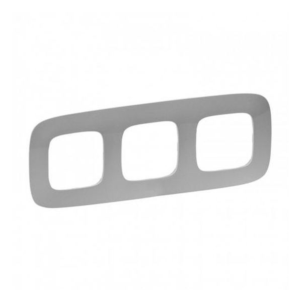 LEGRAND - ТРОЙНА РАМКА ALLURE 754393 АЛУМИНИЙ