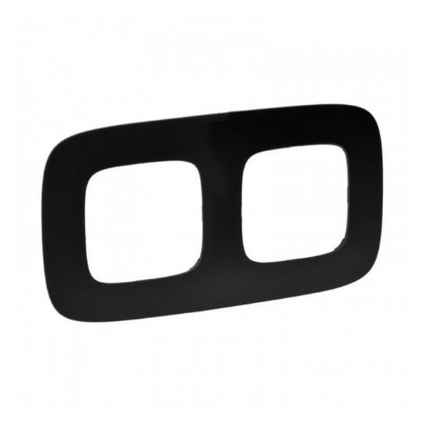 LEGRAND - ДВОЙНА РАМКА ALLURE 754402 ЧЕРЕН МАТ