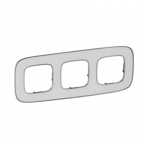 LEGRAND - ТРОЙНА РАМКА ALLURE 754423 БЯЛО ОГЛЕДАЛО