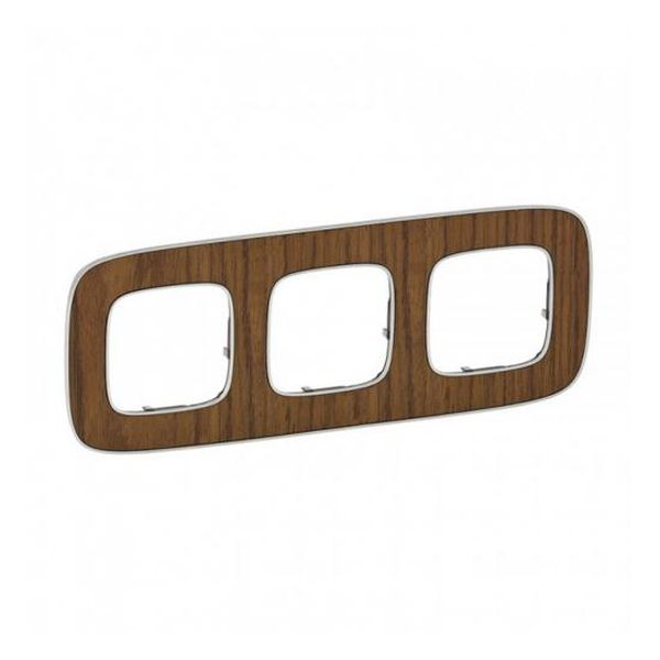 LEGRAND - ТРОЙНА РАМКА ALLURE 754463 ОРЕХ