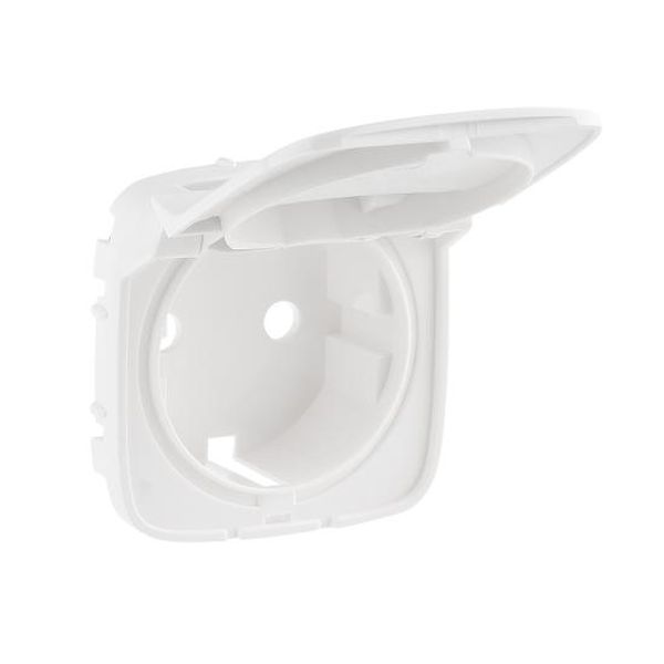 LEGRAND - ЛИЦЕВ ПАНЕЛ ЗА КОНТАКТ С КАПАК, ШУКО С ДЕТСКА ЗАЩИТА VALENA ALLURE БЯЛ 754845