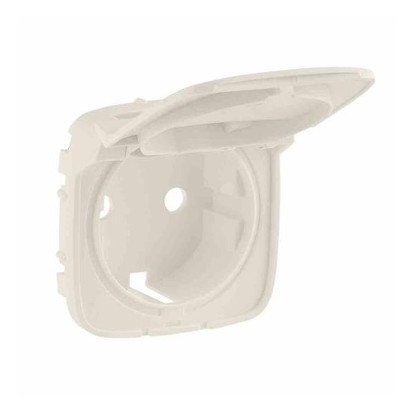 LEGRAND - ЛИЦЕВ ПАНЕЛ ЗА КОНТАКТ С КАПАК ШУКО С ДЕТСКА ЗАЩИТА ЦВЯТ КРЕМ VALENA ALLURE КРЕМ 754846