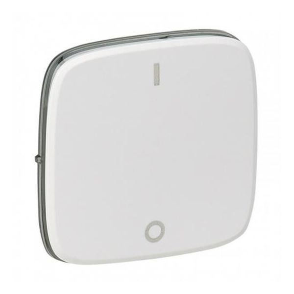 LEGRAND - 755125 ЛИЦЕВ ПАНЕЛ ЗА ДВУПОЛЮСЕН КЛЮЧ 1/0 VALENA ALLURE БЯЛ