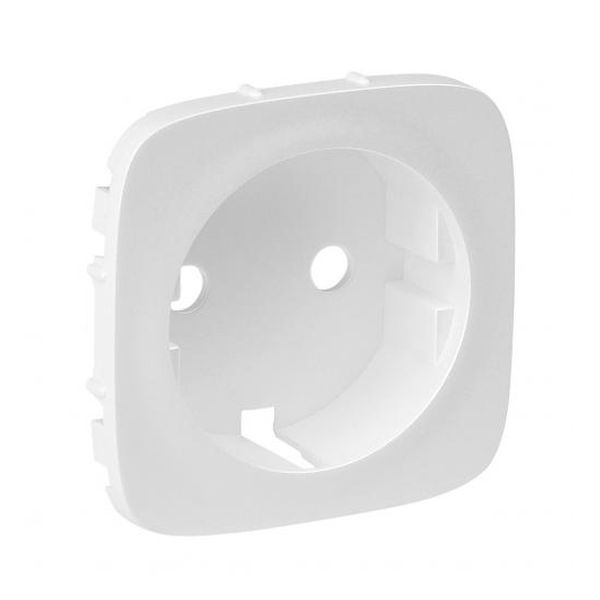 LEGRAND - 755205 ЛИЦЕВ ПАНЕЛ ЗА КОНТАКТ ШУКО С ДЕТСКА ЗАЩИТА VALENA ALLURE БЯЛ