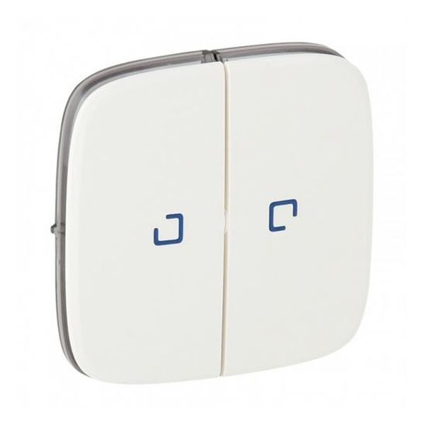 LEGRAND - 755225 ЛИЦЕВ ПАНЕЛ ЗА СЕРИЕН КЛЮЧ С ИНДИКАЦИЯ VALENA ALLURE БЯЛ