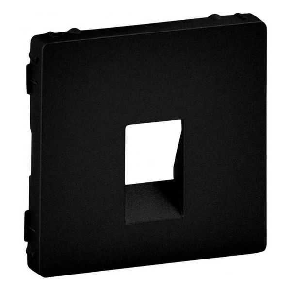 LEGRAND - ЛИЦЕВ ПАНЕЛ ЗА ЕДИНИЧНА РОЗЕТКА ЗА ТОНКОЛОНИ ЦВЯТ ЧЕРЕН VALENA LIFE 756362