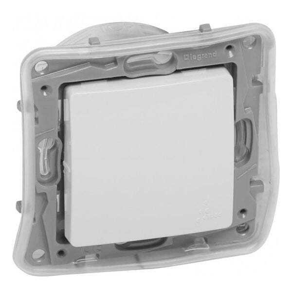 LEGRAND - 764513 ЕДНОПОЛЮСЕН КЛЮЧ 10A IP44 NILOE БЯЛ ВЛАГОЗАЩИТЕН