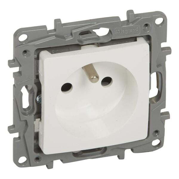 LEGRAND - КОНТАКТ ФРЕНСКИ СТАНДАРТ 16А ЦВЯТ БЯЛ NILOE 764527