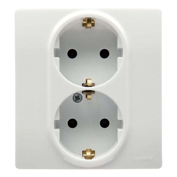 LEGRAND - 764544 ДВОЕН КОНТАКТ ШУКО СЪС ЗАЩИТА ЗА ДЕЦА 16А