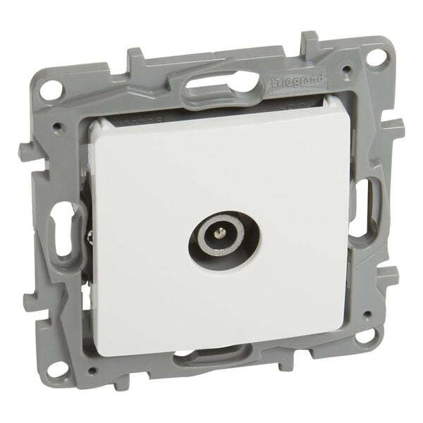 РОЗЕТКА TV КРАЙНА 10DB ЦВЯТ БЯЛ NILOE LEGRAND