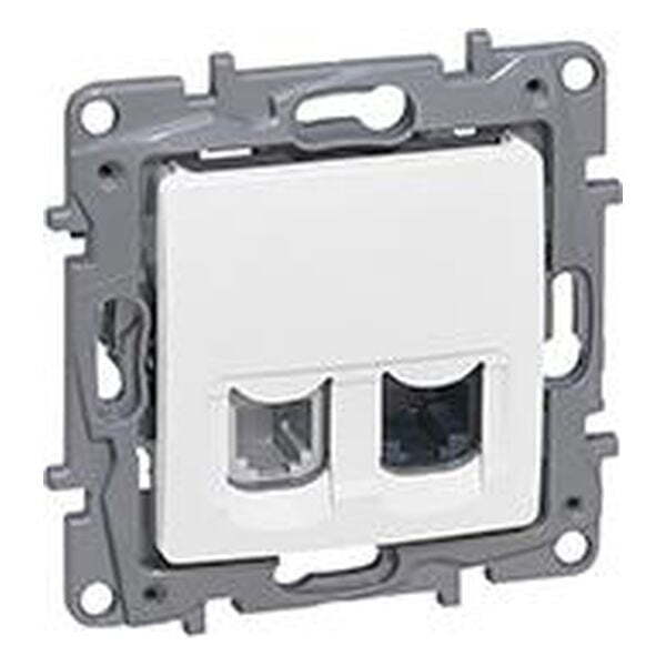 LEGRAND - 764570 NILOE РОЗЕТКА RJ11+RJ45 UTP КАТ.6 БЯЛО