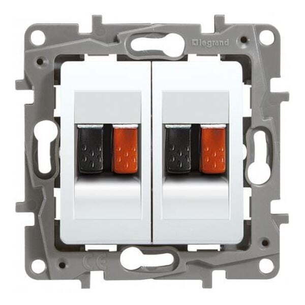 LEGRAND - 764581 РОЗЕТКА ЗА ТОНКОЛОНИ ДВОЙНА