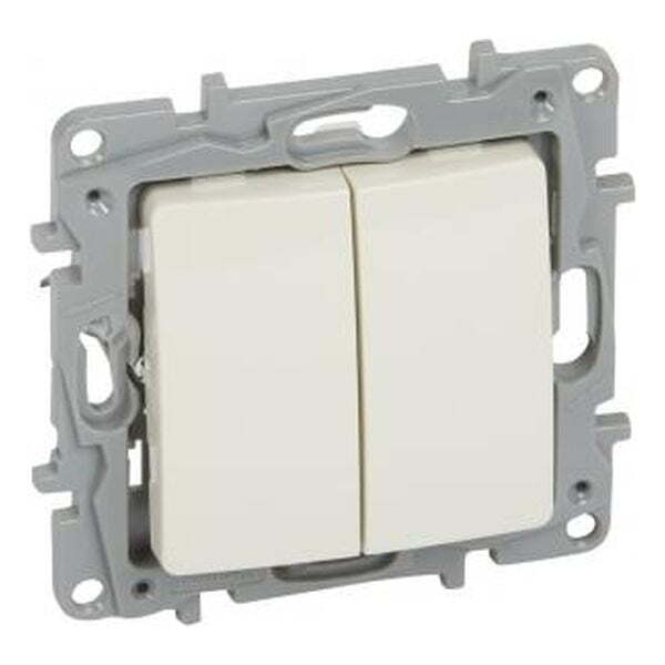 LEGRAND - СЕРИЕН ДЕВИАТОРЕН КЛЮЧ И БУТОН ЦВЯТ КРЕМ NILOE 764609