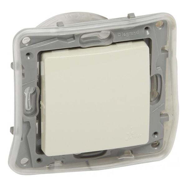 LEGRAND - 764615 БУТОН ВЛАГОЗАЩИТЕН 6A IP44 NILOE КРЕМ ВЛАГОЗАЩИТЕН