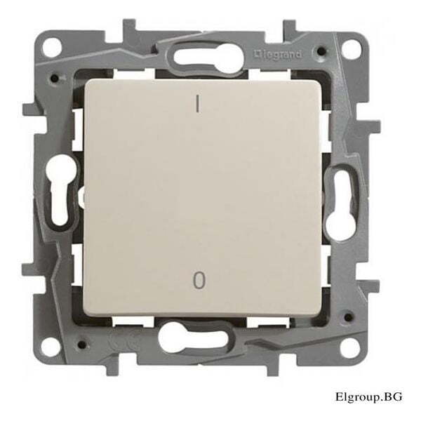 LEGRAND - 764617 NILOE KЛЮЧ ЗА БОЙЛЕР ДВУПОЛЮСЕН 16A БЕЗ СВЕТЛИННА ИНДИКАЦИЯ 1/0 КРЕМ