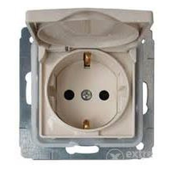 LEGRAND - 764631 КОНТАКТ ШУКО 16А ПРОТИВОВЛАЖЕН IP44 ДЕТСКА ЗАЩИТА NILOE КРЕМ ВЛАГОЗАЩИТЕН