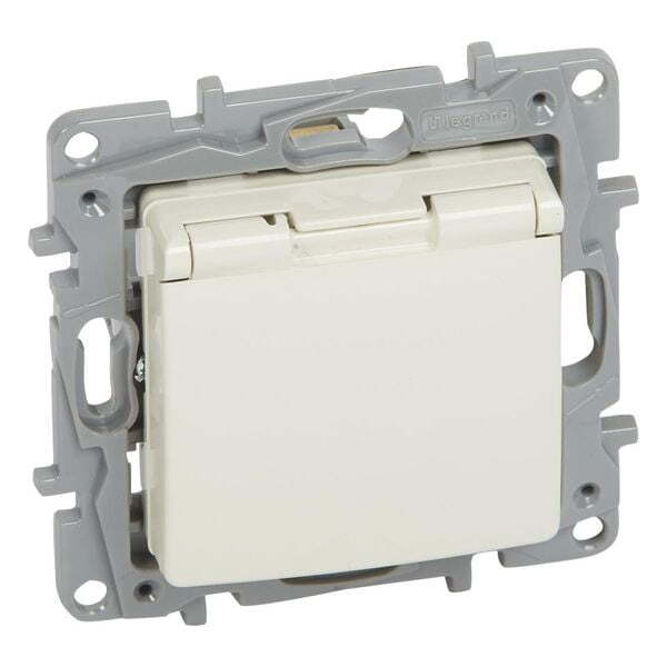 LEGRAND - 764632 КОНТАКТ ШУКО С КАПАК 16А IP21 КРЕМ