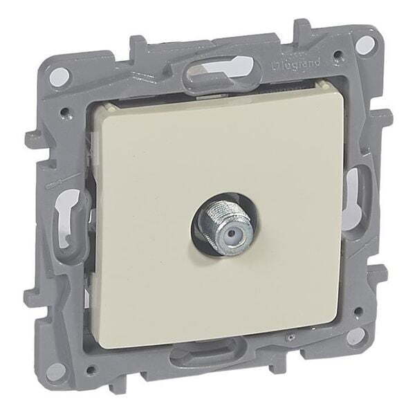 LEGRAND - РОЗЕТКА TV F КОНЕКТОР ЦВЯТ КРЕМ NILOE 764650