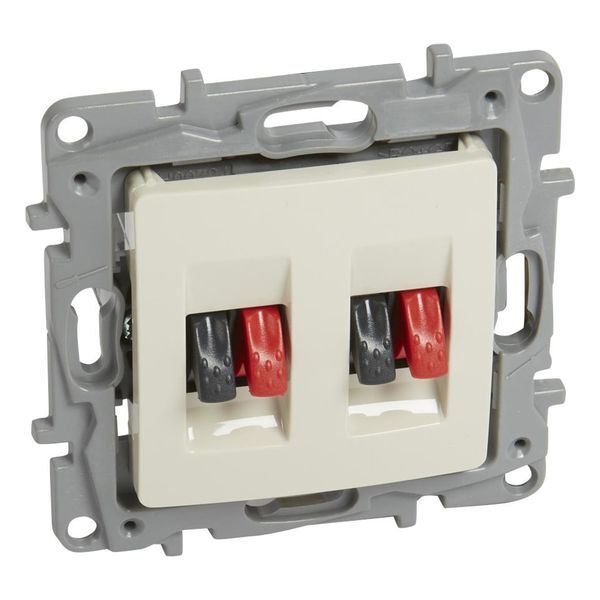 LEGRAND - 764681 РОЗЕТКА ЗА ТОНКОЛОНИ ДВОЙНА КРЕМ