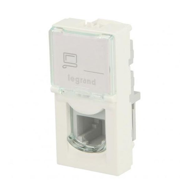 LEGRAND - 76562 РОЗЕТКА RJ45 FTP LCS2 КАТ. 6 1 МОДУЛ MOSAIC БЯЛ