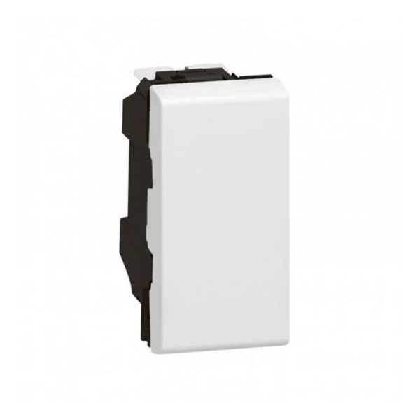 LEGRAND - БУТОН NO/NC 1 МОДУЛ MOSAIC БЯЛ 77031